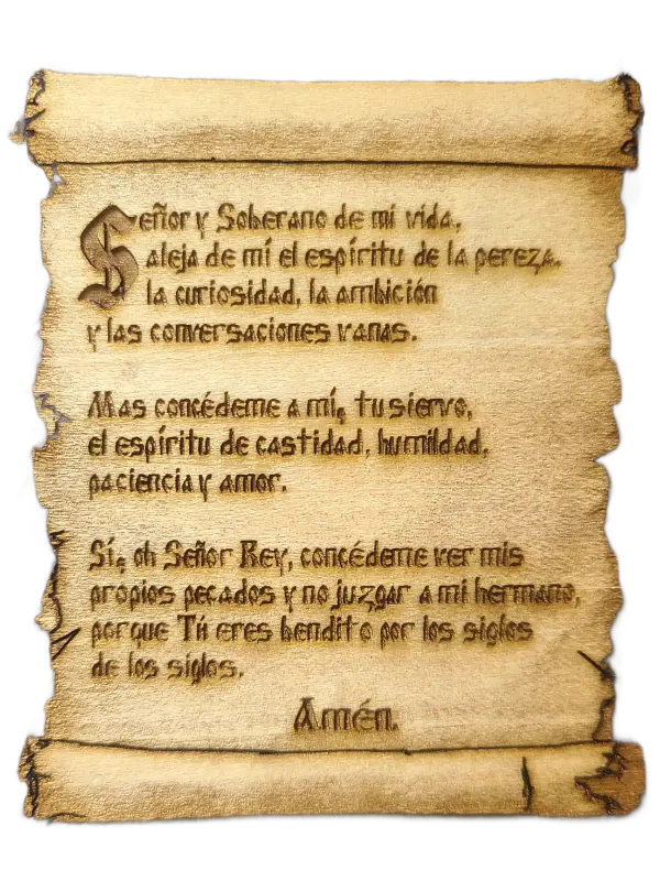 Prayer of St. Ephrem — Spanish
