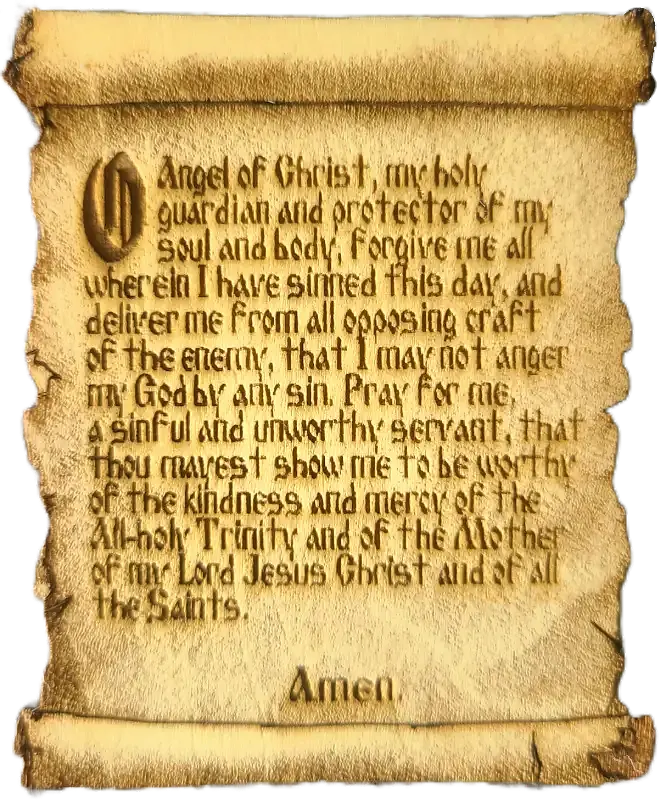 Oración al Ángel de la Guarda